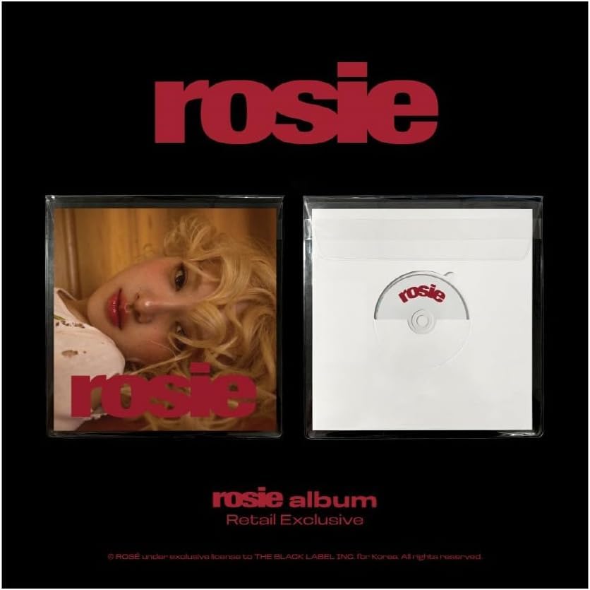 Amazon.com: ROSE Rosie first studio album + Extra photocards ROSÉ